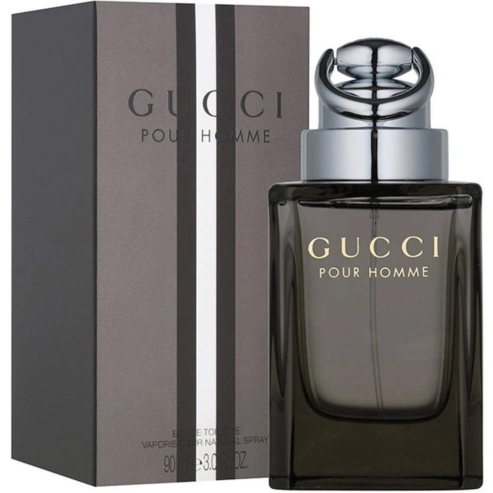 Gucci by Gucci Pour Homme Eau de Toilette Spray for Men – 3.0 oz (90 ml)