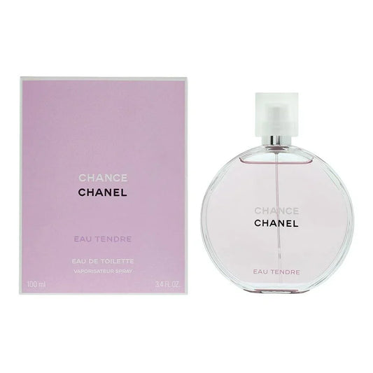 CHANEL Chance Eau Tendre Eau de Toilette Spray for Women 3.4 oz / 100 ml