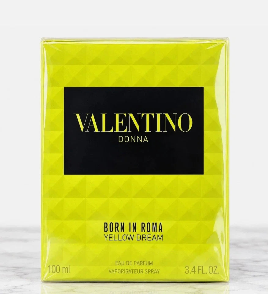 Valentino Donna Born in Roma Yellow Dream Eau de Parfum Spray for Women – 3.4 oz / 100 ml