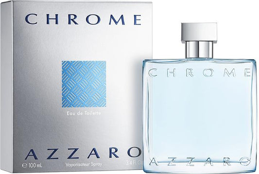 Azzaro Chrome Eau de Toilette Spray for Men – 3.3 oz / 100 ml
