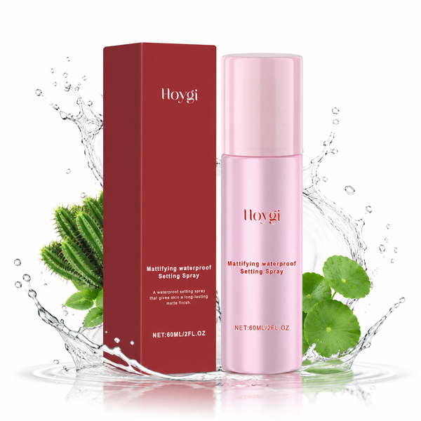 Hoygi Matte Setting Spray – All-Day Long-Lasting Makeup Fixer, Oil Control & Pore Refining Facial Mist