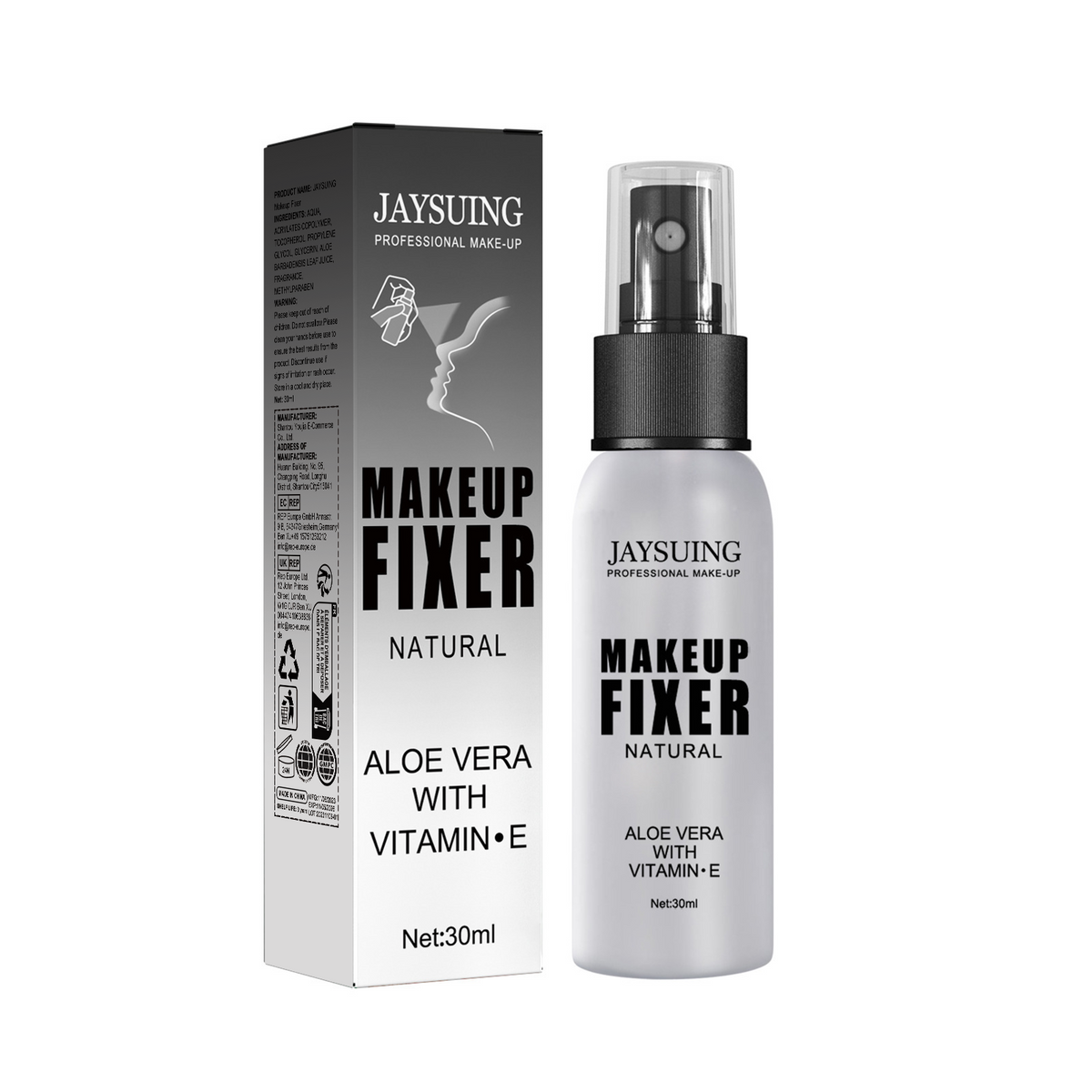 Jaysuing Makeup Setting Spray 30ml – Long-Lasting Lightweight Makeup Fixing Mist