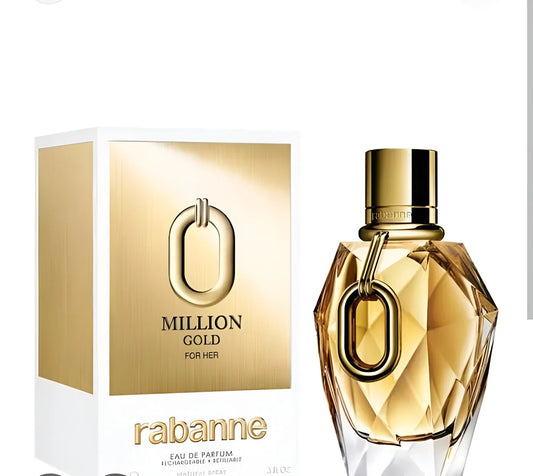 Rabanne Million Gold For Her Eau de Parfum for Women – 3.0 oz / 90 ml