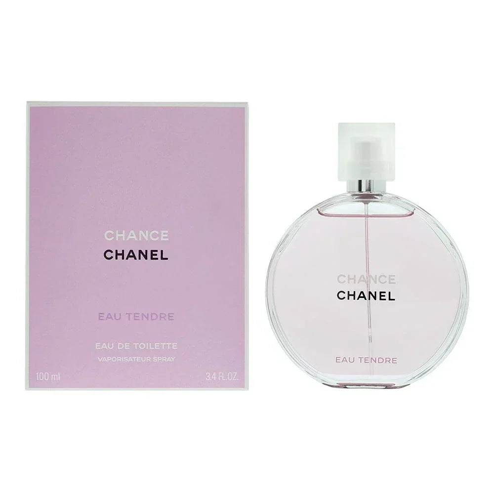 CHANEL Chance Eau Tendre Eau de Toilette Spray for Women 3.4 oz / 100 ml
