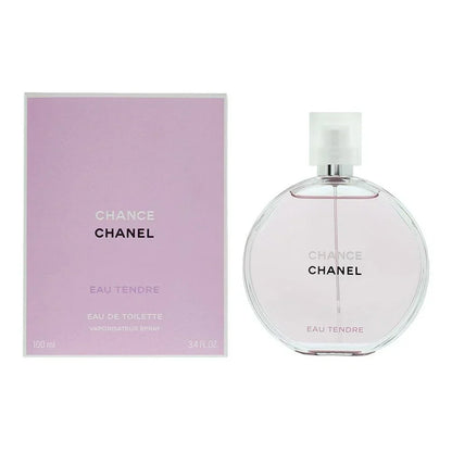 CHANEL Chance Eau Tendre Eau de Toilette Spray for Women 3.4 oz / 100 ml