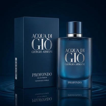 Giorgio Armani Acqua di Giò Profondo Parfum Spray for Men – 3.4 oz / 100 ml