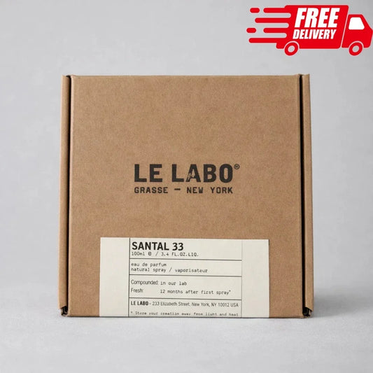 Le Labo Santal 33 Eau de Parfum Spray – 3.4 oz / 100 ml