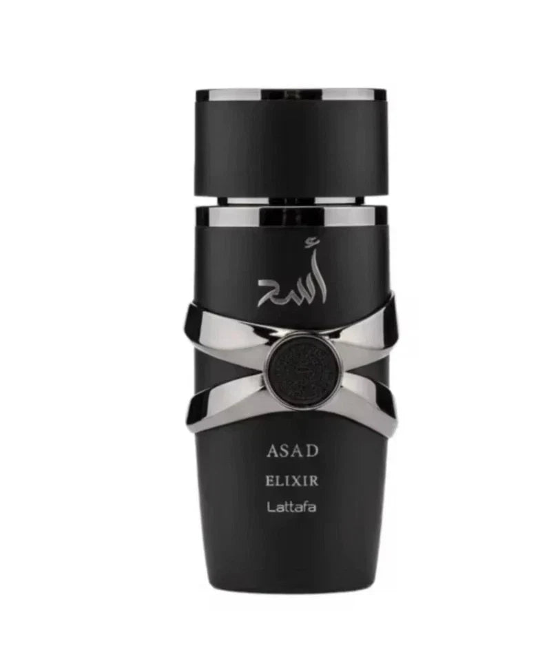 Lattafa Asad Elixir Eau de Parfum for Men – 3.4 oz / 100 ml